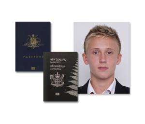 AU / NZ Passport Photos with Passport Photos for UK, Ireland, Germany, France, Poland, Czech Republic, Italy, Australia, and New Zealand design