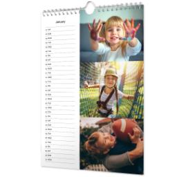 Thumbnail for A4 Calendar with Cover with Full Photo List View design 2