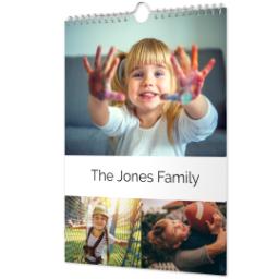 Thumbnail for A4 Calendar with Cover with Full Photo List View design 3